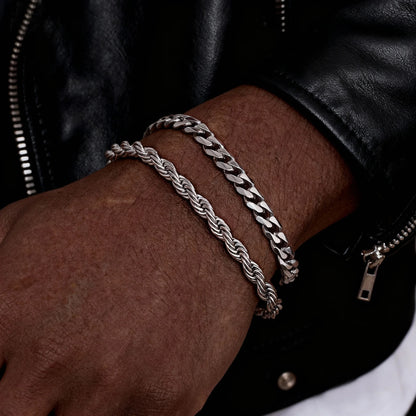 Essential Stainless Steel Chain Duo